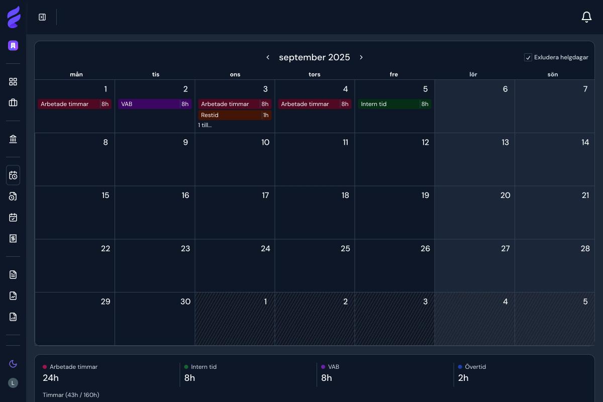 TimeTracker reporting preview
