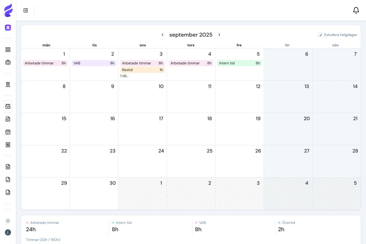 TimeTracker reporting preview